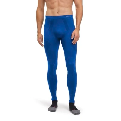Abbildung von FALKE Herren Baselayer Hose Warm Long M Ti Funktionsmaterial schnelltrocknend 1 Stück, Blau Yve 6714, S