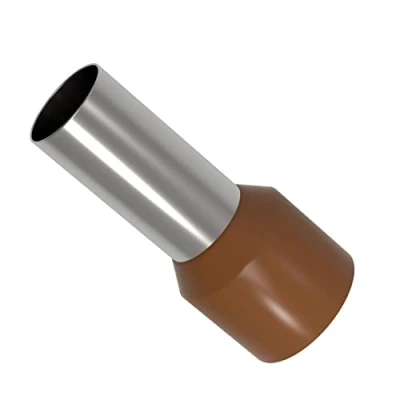 Abbildung von AUPROTEC Aderendhülsen von 0,34 50 mm² isoliert 10 1000 Stück Auswahl: (100 Stück, 25 braun)