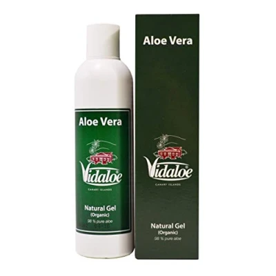 Abbildung von Vidaloe Natural Gel (organic) 98% 250ml kaltgepresst von Fuerteventura