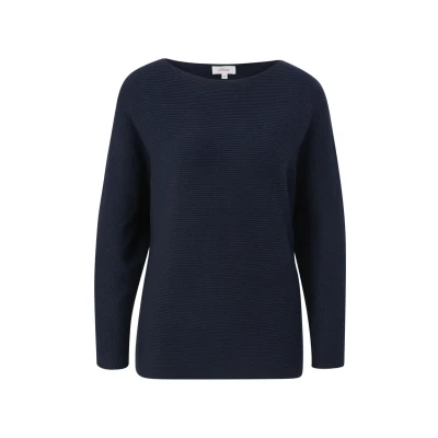 Abbildung von s.Oliver Strickpullover, Damen, Größe: 38, Navy