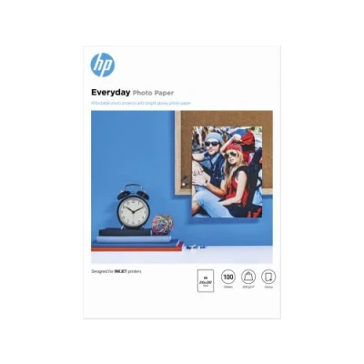 Abbildung von HP Everyday Fotopapier, glänzend, 200 g/m2, DIN A4, 100 Blatt