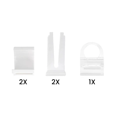 Abbildung von OTTO home Zubehör-Set "für Plissee LORRI" Klemmträger Montage-Zubehör-Set für LORRI