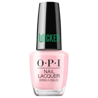 Abbildung von OPI x Wicked Nail Lacquer Ga Linda Nagellack Rosa schnelltrocknend hält bis zu 7 Tage mit ProWide Pinsel 15 ml
