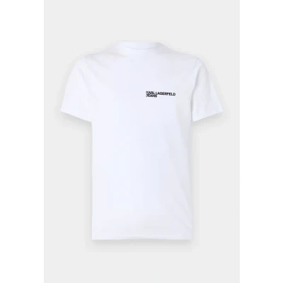 Abbildung von Karl Lagerfeld Jeans Tshirt basic, Herren, Größe: Large, White