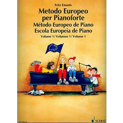Abbildung von Metodo Europeo per Pianoforte: Band 1. Klavier. (Europäische Klavierschule, 1)