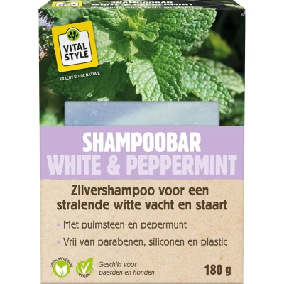 Abbildung von VITALstyle Shampoo Block White &amp; Peppermint 180g