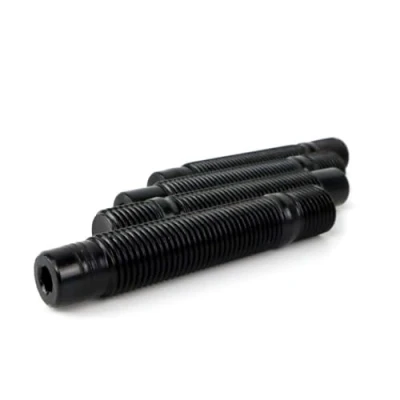 Abbildung von SATZ 4 STEHBOLZEN AUTOFELGEN OMP M14X1.25 LÄNGE 82MM, Schwarz