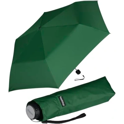 Abbildung von Doppler Regenschirm Mini Taschenschirm Havanna Stick ivy green