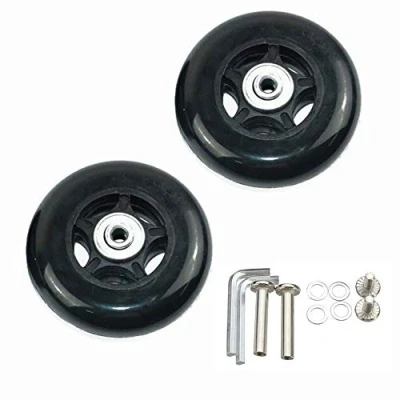 Abbildung von Rhinenet Paar Gepäckkoffer, Ersatzräder, OD, 80 mm, Reparatur für Gepäck, Koffer, mm x 24 6 Räder