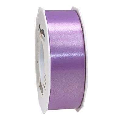 Abbildung von C.E. PATTBERG Geschenkband Flieder, 91 Meter Ringelband 40 mm zum Basteln, Dekorieren &amp; Verpacken von Geschenken zu jedem Anlass