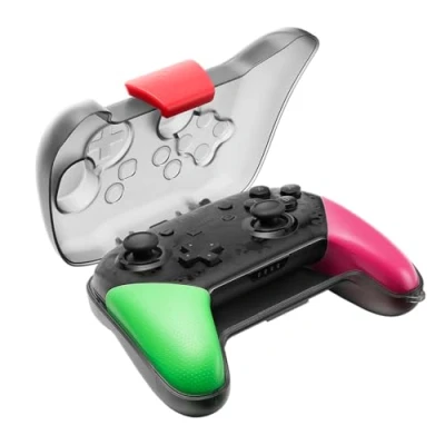 Abbildung von tomtoc Aufbewahrung Tasche Hülle für Nintendo Switch Pro Controller, Staubabweisend Kratzfest Stoßfest Hard Travel Case Schutzhülle Unterwegs Reise