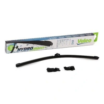 Abbildung von Scheibenwischer Valeo Hydroconnect 578503 430mm vorne Rahmenlos Hakenbefestigung, Top Lock VOLKSWAGEN: Polo IV Hatchback, Saloon