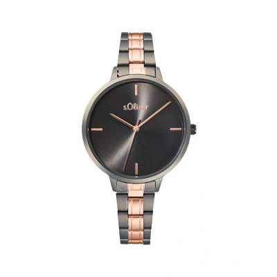 Abbildung von s.Oliver Uhr, Damen, Größe: One Size, Metalic grey