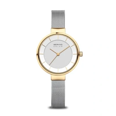 Abbildung von Bering Solar Uhr goldcoloured, Damen, Größe: One Size, Gold coloured