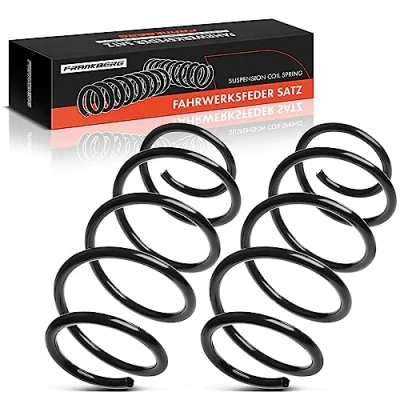 Abbildung von 2x Federn Fahrwerksfeder Vorderachse Kompatibel mit Fox 5Z1 5Z3 Schrägheck 1.2L 2005 2011 Replace# 6Q0411105Q