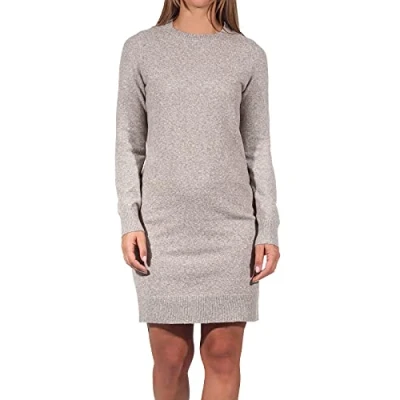 Abbildung von Vero Moda Doffy LS Oneck GA NOOS Strickkleid, Damen, Größe: Medium, Sepia tintdetail melange