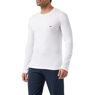 Abbildung von Emporio Armani Underwear Men&#039;s Basic Stretch Cotton T Shirt, White, S