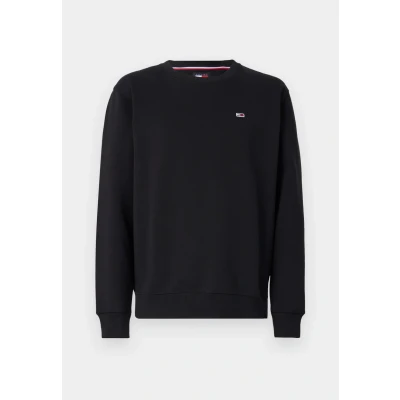 Abbildung von Tommy Jeans Regular C NECK Sweatshirt, Herren, Größe: 42, Black
