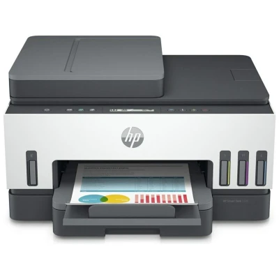 Abbildung von HP Smart Tank 7305 3 in 1 Multifunktionsdrucker, 30 Cashback, (WLAN; Duplex; ADF) Jahre Tinte inklusive, Garantie, großer Tintentank, hohe Reichweite, Drucken hoher Qualität