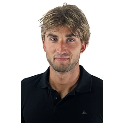 Abbildung von Wig ME UP GFW967 14 Perücke Männer Kurz Jugendlich Lässig Modisch Dunkelblond Scheitel