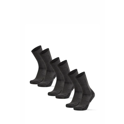 Abbildung von Danish Endurance Classic Hiking Socks 3 PACK Sportsocken, Herren, Größe: 39 42, Dark grey