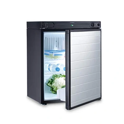 Abbildung von DOMETIC RF 60 Mini Kühlschrank, 30 mbar, 61 L, Lautloser Freistehender Absorber Kühlschrank für Camping, Wohnwagen und Reisemobil D, A, CH