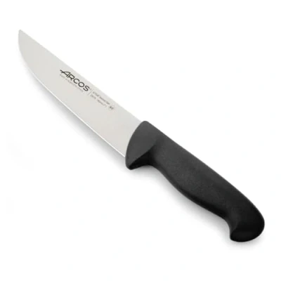 Abbildung von Arcos Serie 2900 Metzgermesser Steakmesser Klinge Nitrum Edelstahl 180 mm HandGriff Polypropylen Farbe Schwarz