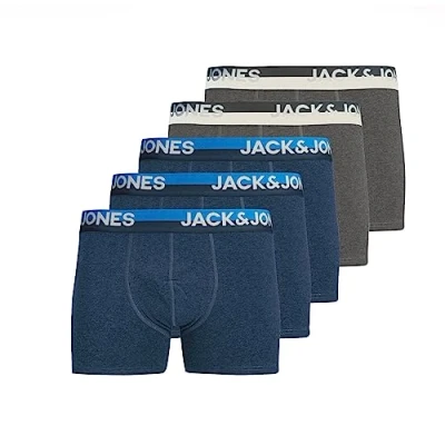 Abbildung von JACK &amp; JONES Herren JACINJECTED Trunk 5 Pack, Navy Blazer/Pack A, M