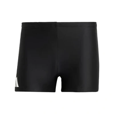 Abbildung von adidas Herren Solid Swim Boxers, Black/White, L XL