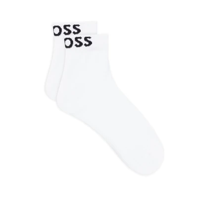 Abbildung von BOSS Damen 2p Logo Cc W SHORT SOCKS, White100, 35 38 EU