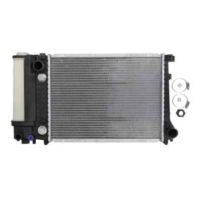 Abbildung von NRF EASY FIT 51356 Kühler, Motorkühlung Aluminium 440 327 34 mit Anbauteilen Kühlrippen gelötet BMW: 3 Saloon, 5 Convertible