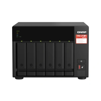 Abbildung von Qnap TS 673A 8G 6 Bay NAS, AMD Ryzen V1000 Series V1500B 4C/8T 2,2 GHz, One Size