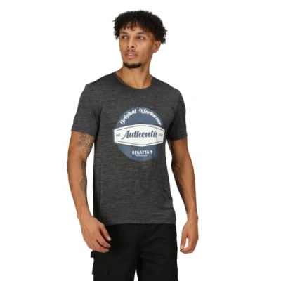 Abbildung von Regatta Herren Mens Original Sweat Wickng T Shirt, Sealgreymarl, M