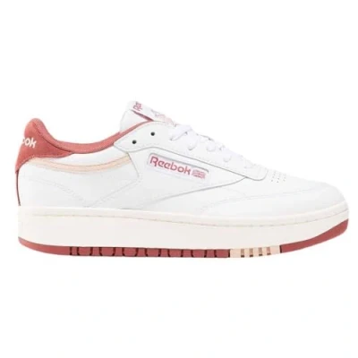 Abbildung von Reebok Classic CLUB C Double Sneaker low, Damen, Größe: 39, white sedona rose Leder und textil