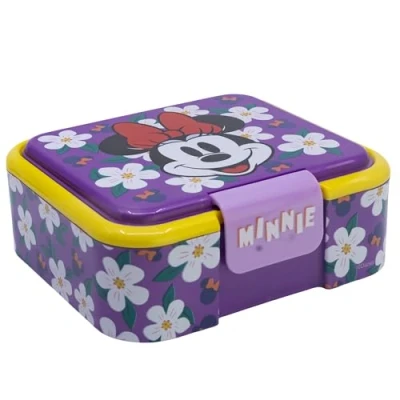Abbildung von Mickey &amp; Minnie Brotdose für Kinder, Größe: One Size, Lila
