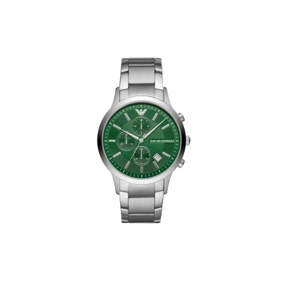 Abbildung von Emporio Armani Traditional Chronograph silvercoloured, Herren, Größe: One Size, Silver coloured