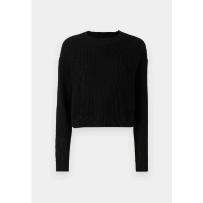 Abbildung von NOISY MAY Damen Nmmaysa L/S O Neck Knit Noos Pullover, Schwarz, S EU