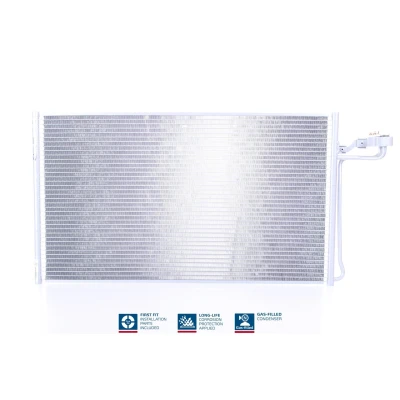 Abbildung von NISSENS 940220 Klimakondensator ohne Trockner Aluminium 658 R 134a VOLVO: V50
