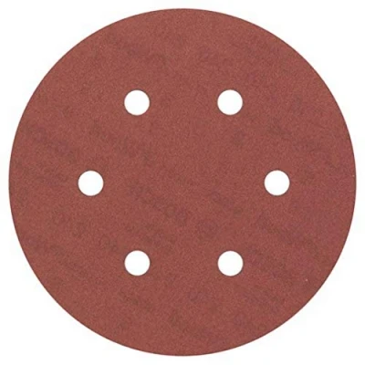 Abbildung von Bosch Accessories Professional Schleifblatt für Exzenterschleifer Holz und Farbe Schwarz (5 Stück, Ø 150 mm, Körnung 240, C430)