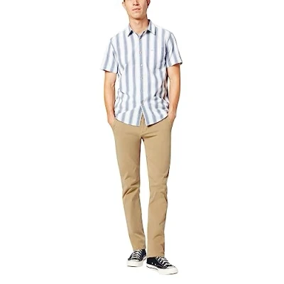 Abbildung von Dockers Smart FLEX Alpha Stoffhose, Herren, Größe: 34x34, New british khaki
