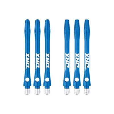 Abbildung von RED DRAGON DRX Coated Aluminium Medium Blue Logo Dart Stems (Shafts) 2 Sets per Pack (6 in total)