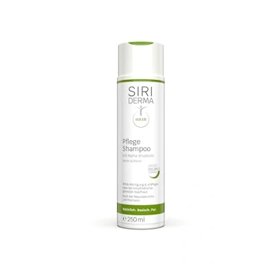 Abbildung von SIRIDERMA Basisches Pflege Shampoo leicht duftend 250 ml Ohne Parabene &amp; Silikone Vegan Bei strapazierter Kopfhaut
