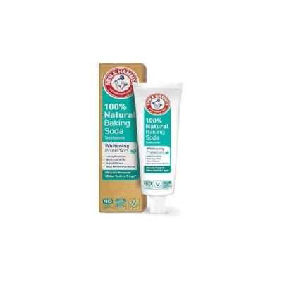 Abbildung von Arm &amp; Hammer 100% natürliches Backpulver, Whitening Protection Zahnpasta, 75 ml