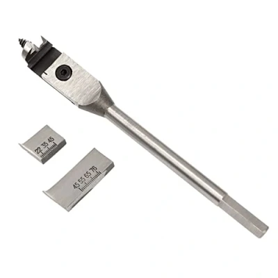 Abbildung von Create idea 22 76 mm Verstellbarer Flachspaten Spatenbit Holzbearbeitung Bohrer Set