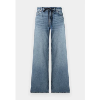 Abbildung von HUGO Blue Weite Jeans »Gobana«, Baggy mit Kordelzug zum Binden