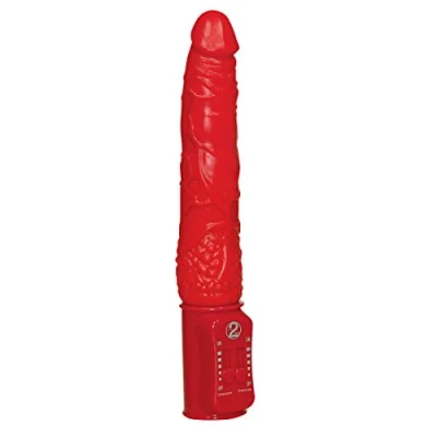 Abbildung von Naturvibrator „Red Push“, 27,5 cm, mit Stoßfunktion