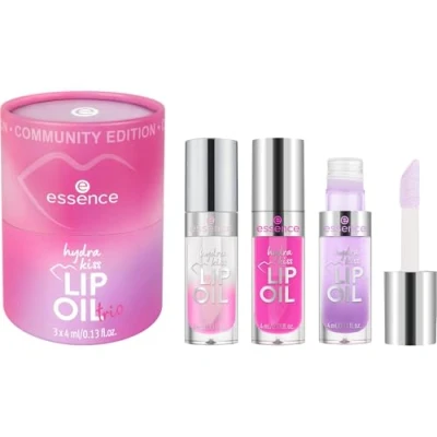 Abbildung von Essence Lippenstift Set »hydra kiss LIP OIL trio«, (Set, 3 tlg.)