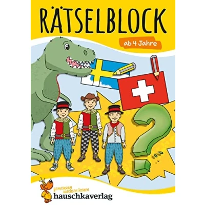 Abbildung von Rätselblock ab 4 Jahre: Bunter Rätselspaß für den Kindergarten Labyrinth, Fehlersuche, knobeln und logisches Denken fördern (Rätselbücher, Band 643)