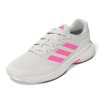Abbildung von adidas Damen Gamecourt 2.0 Tennis Shoes Tennisschuhe, core White/Lucid pink/core Black, 38 2/3 EU
