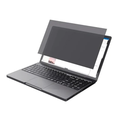 Abbildung von Trust Primo 15.6 Zoll Laptop Blickschutzfilter, Blickschutzfolie mit Blaulichtfilter, 60 Blickwinkel, Computer Bildschirm Sichtschutz, Anti Blend Datenschutzfilter für HP Lenovo Acer Dell Asus